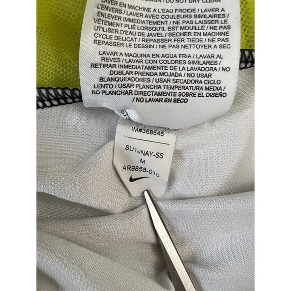 Nike Women's Sportswear Mesh Tank Top Black Yellow White Pink Size M - Picture 7 of 11